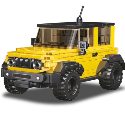 Конструктор Городские автомобили: Жёлтый внедорожник Mioshi Tech MTE0709-069 1